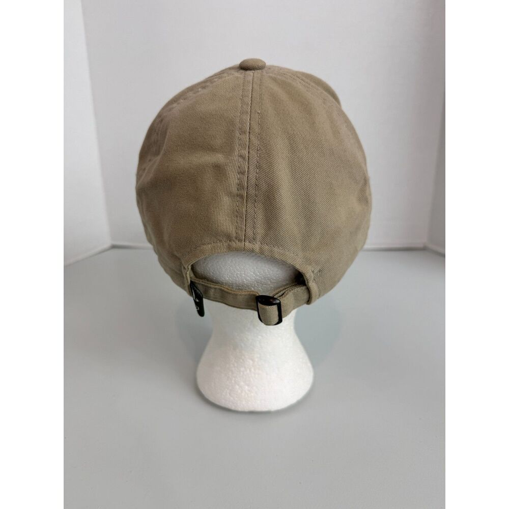 Howler Bros El Mono Monkey Logo Khaki Tan Strapback Hat Cotton Adjustable Cap